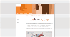 Desktop Screenshot of levergroup.com